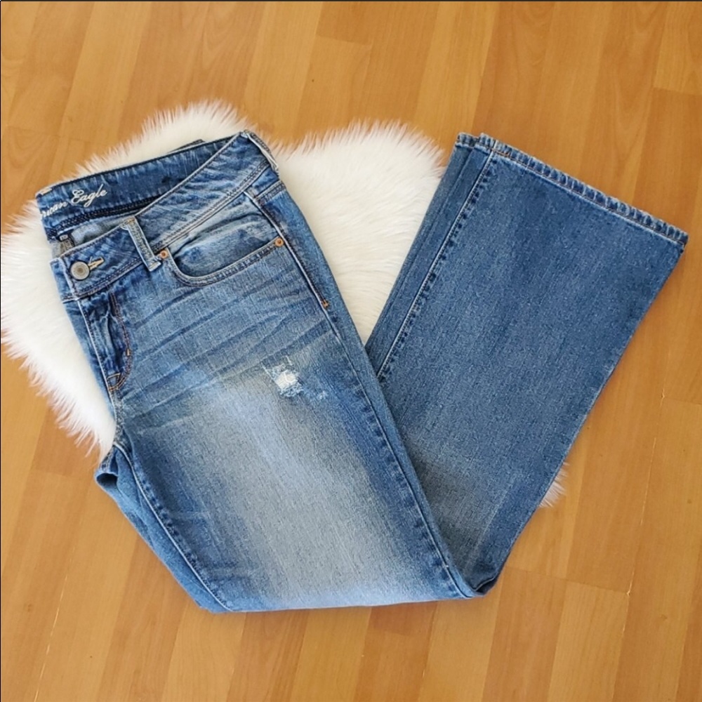 American Eagle slim boot stretch jeans sz 14